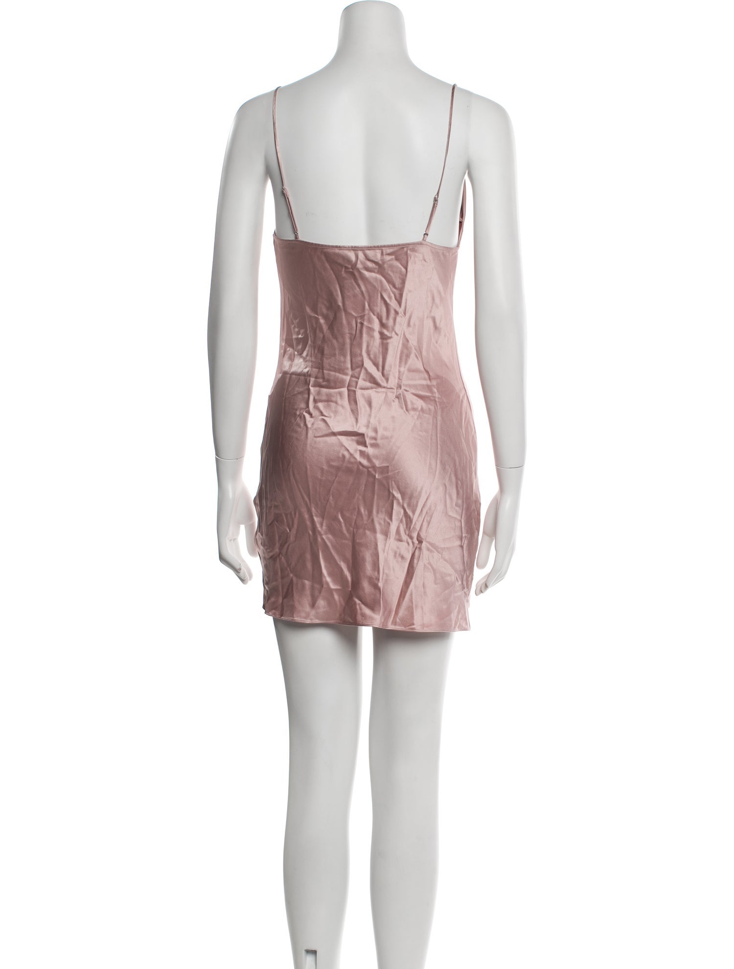 Fleur Du Mal Silk Mini Dress